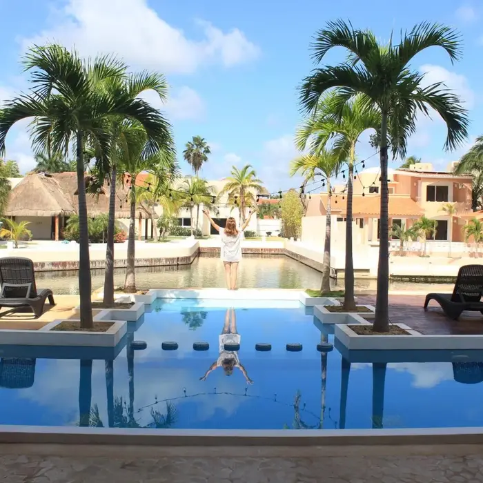 Hermosa Mansión en Puerto Aventuras con alberca