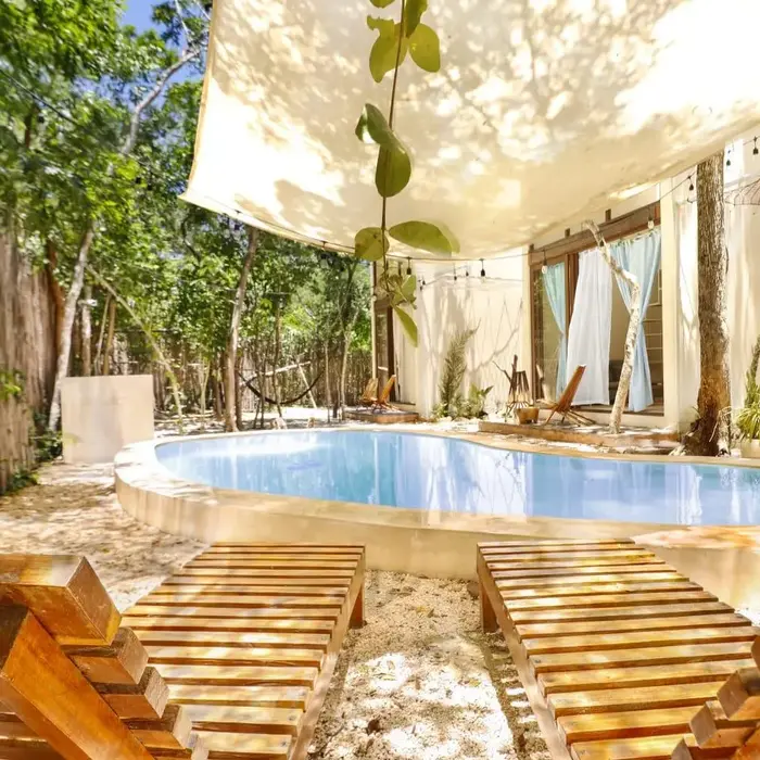 Loft Cabins in Cenotes Natural Park Tulum