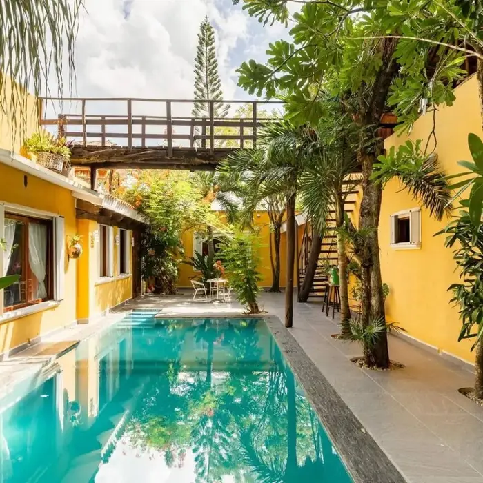 Villa con piscina y acceso a laguna Yalku, Akumal