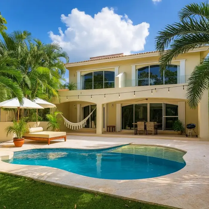 7BR Private Jacuzzi & Pool Villa Sleeps 16 Walk to Beach Lagoon and Golf