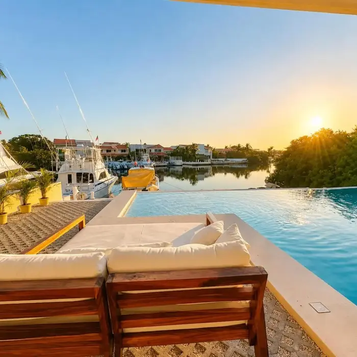 Marina view 3BR, pool, 7-min walk to beach