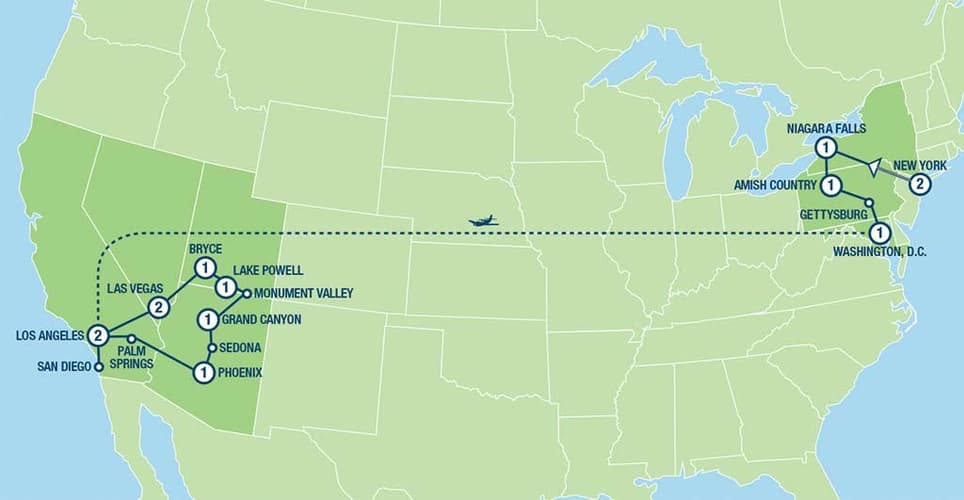 Image - Coast to Coast - 14 days