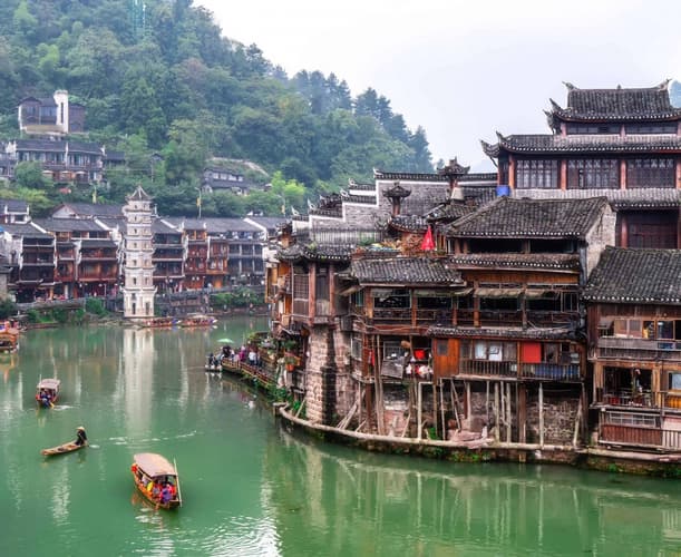 Immagine - Cina con gli Antichi Borghi di Furong e Fenghuang