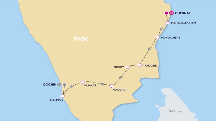 Immagine - Circuit INDE DU SUD - Des Cités Sacrées aux Lagunes de Kerala ¾*