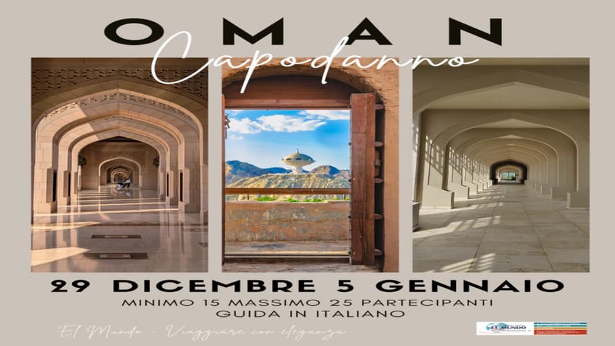 Podoba - Capodanno in oman 29/12/2026- 05/01/2027