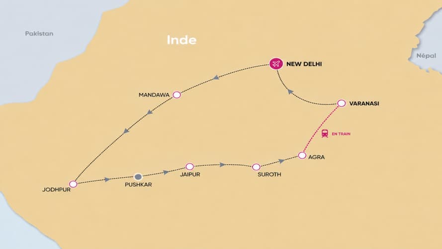 Imagine - Terre des Maharajahs Avec Varanasi