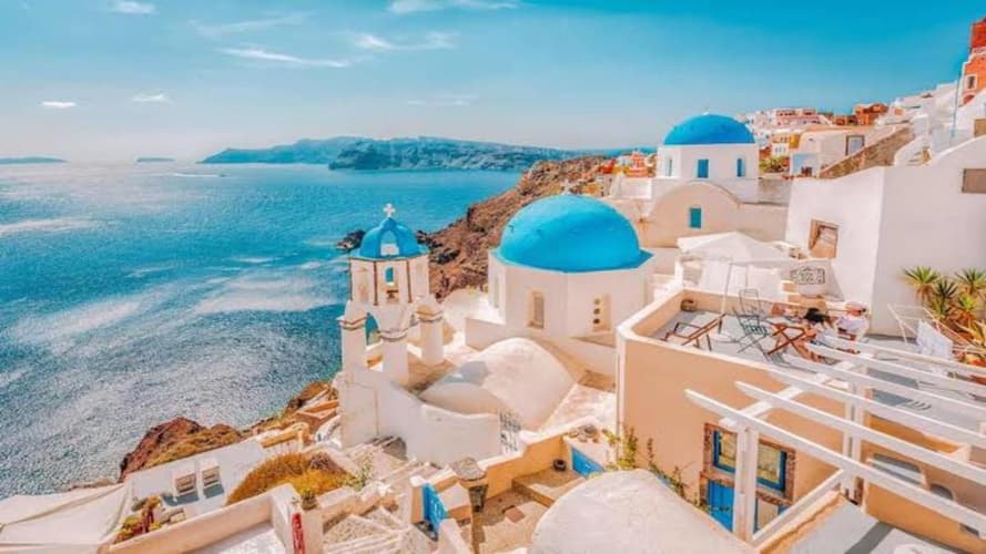 画像 - Combinè Cyclades - Athènes, Santorin