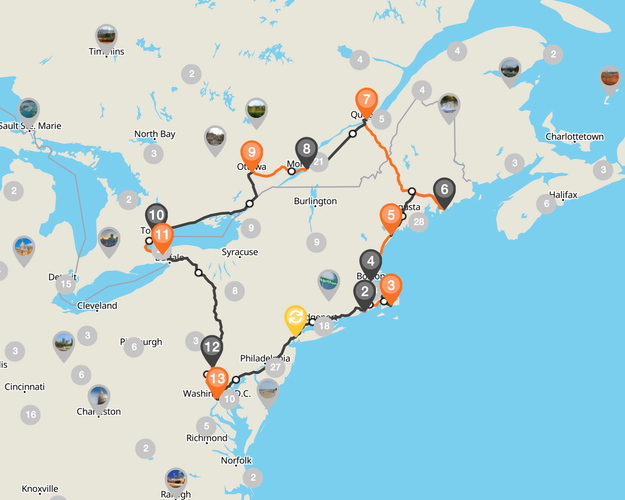 Beeld - Fly & Drive  Best of the Northeast & Canada