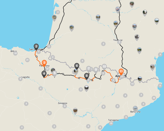 Bild - Autorondreis Spaanse Pyreneeën 