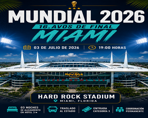 Imagen - Mundial 2026 | 16.avos en Miami | Categoria 3