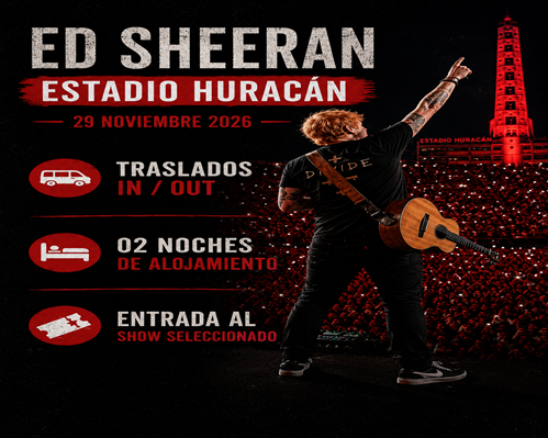 Imagen - Ed Sheeran - Estadio Huracán – Buenos Aires