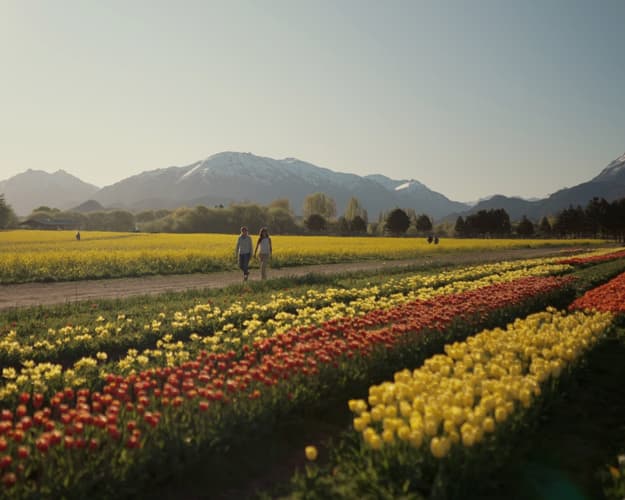 Imagem - Tulips in Trevelin from El Bolson – 4 Nights