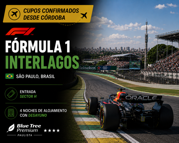 Imagen - Formula 1 | Gran Premio de Interlagos - Brasil | Cupos desde Córdoba