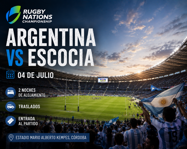 Imagen - Rugby Nations Championship | Argentina vs Escocia + Amerian Park