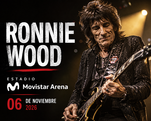 Imagen - Ronnie Wood | Estadio Movistar Arena | 06 de Noviembre 2026