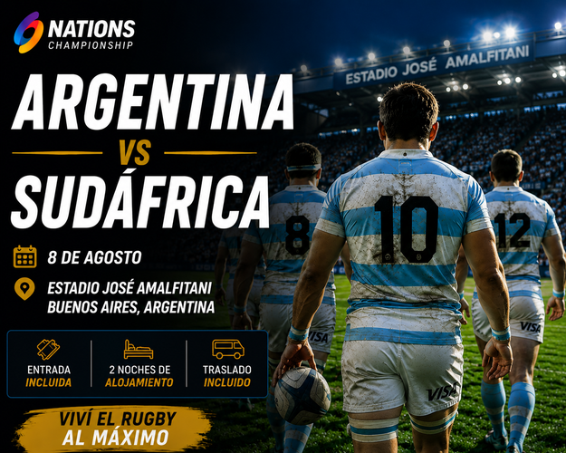 Imagen - Rugby Nations Championship | Argentina vs Sudáfrica