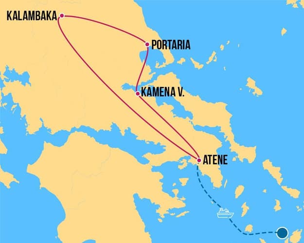 Resim - Fly & drive Atene, Meteore e Pelion