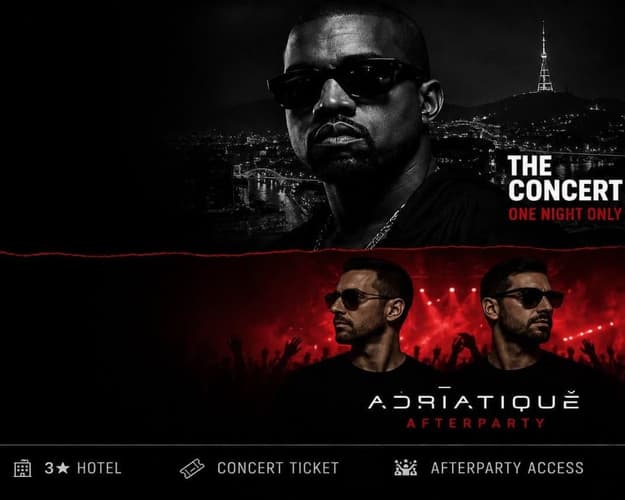 Kép - 3★ Tbilisi Experience | 3 nights | with Kanye West Concert + Afterparty Adriatique
