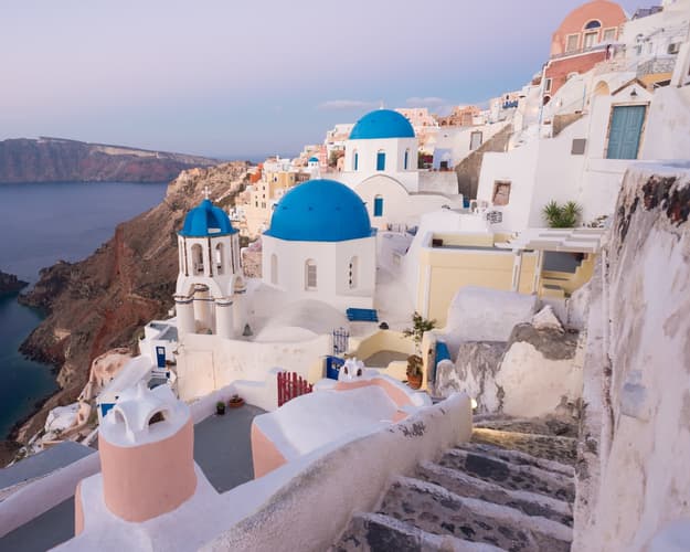 Obraz -  London to Santorini Dream Weekend
