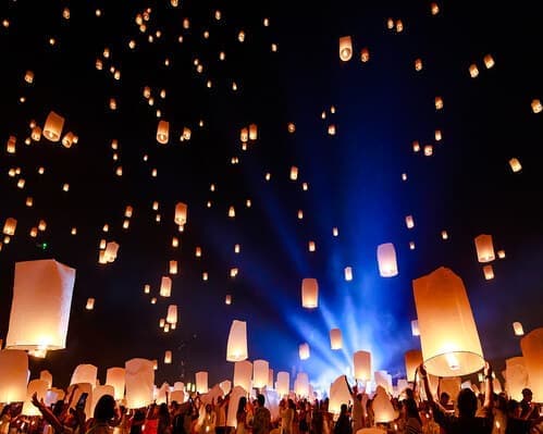 Image - Tailandia, festival de las linternas