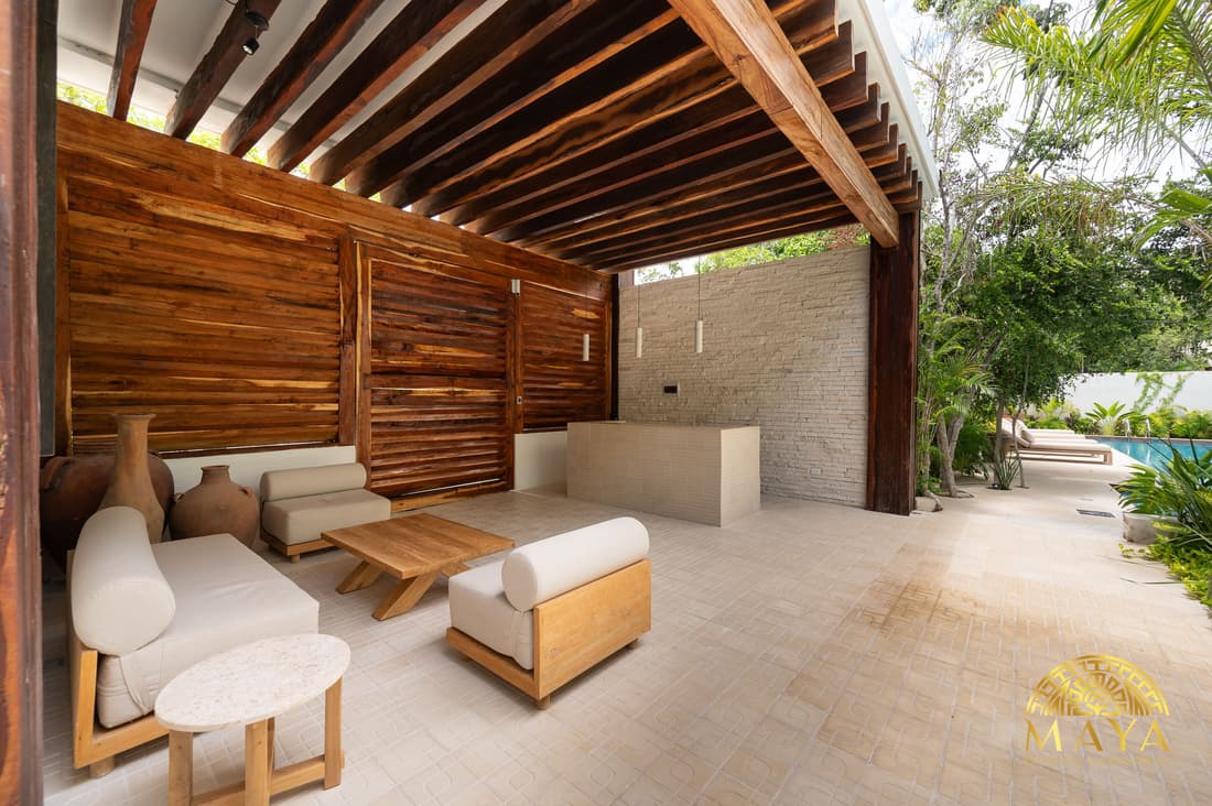 NHOA 102B Lux 1BR Condo Plunge Pool in Aldea Zama