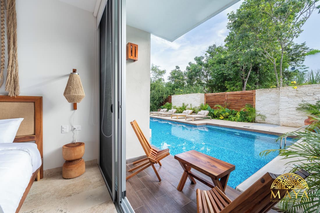 NHOA 101B 1BR Lux Pool access Aldea Zama