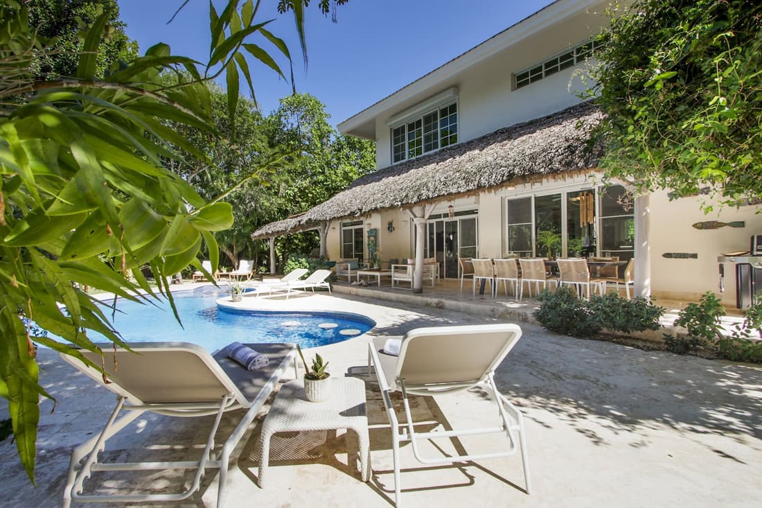 Large Family 2 Level Villa for Rent at Puntacana Resort Club Near Playa Serena Playa Blanca