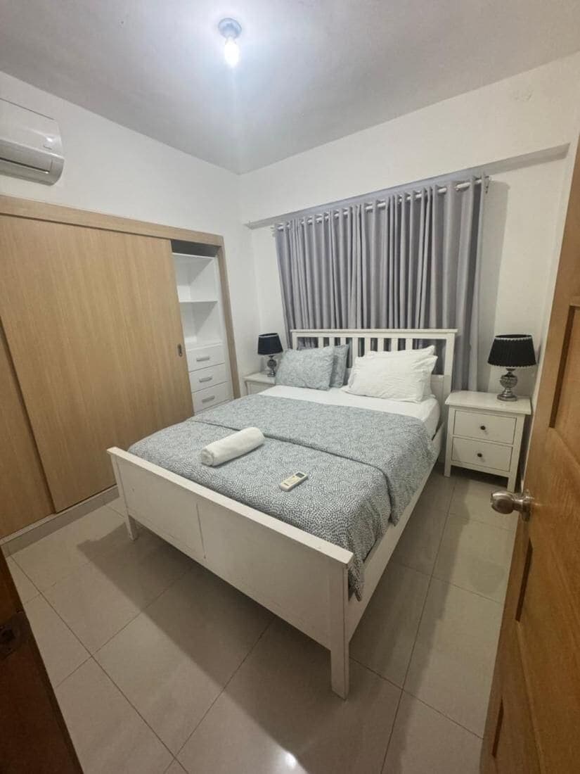 Modern Beach Apartment Pool Balcony 4min Walk to Boca Chica Beach