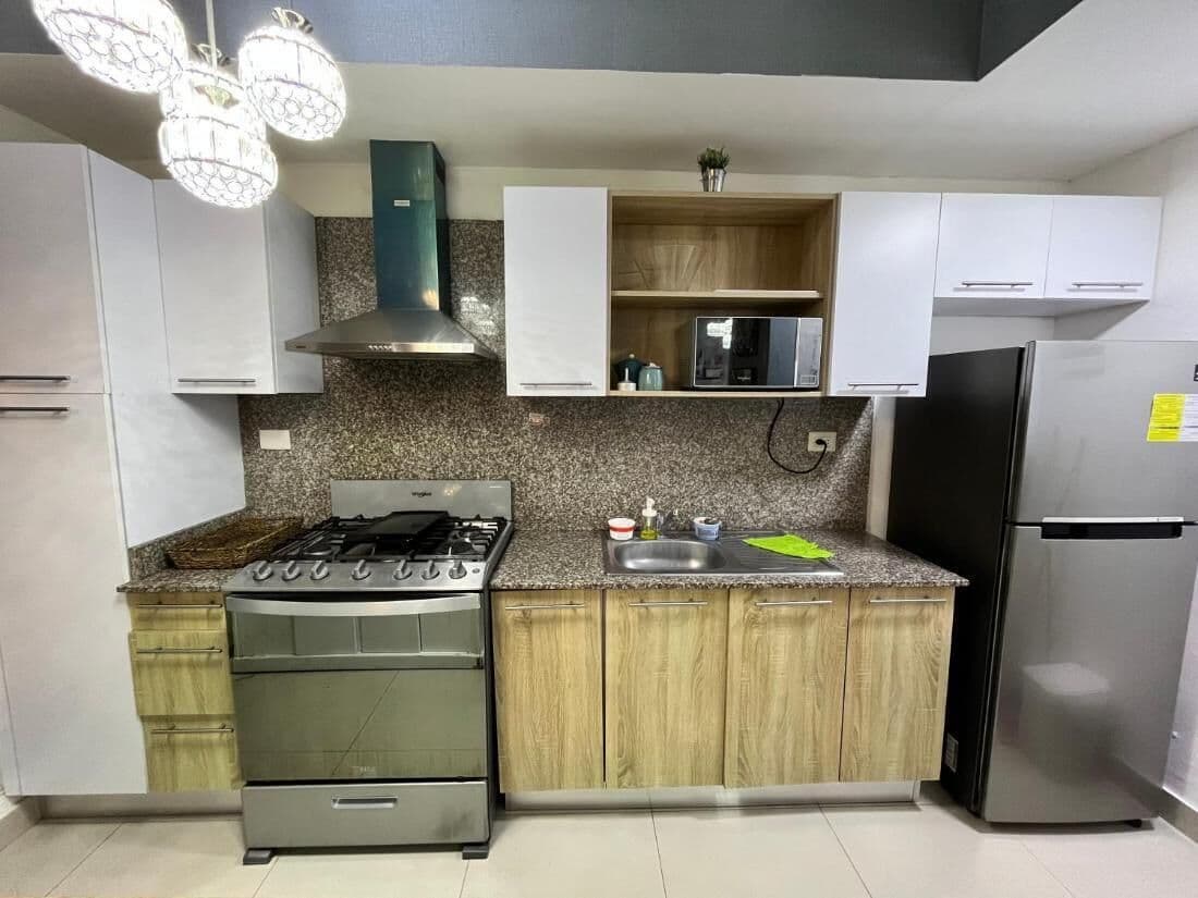 Modern Beach Apartment Pool Balcony 4min Walk to Boca Chica Beach