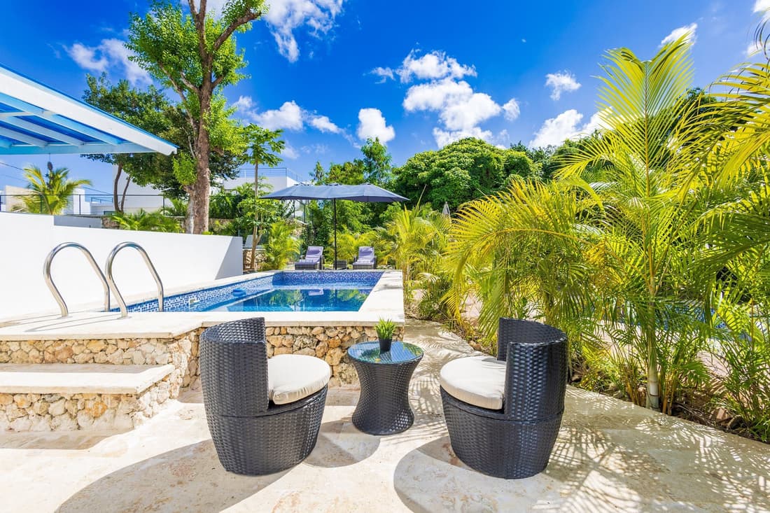 New Modern 2-lvl Punta Cana Villa in Gated Community With Private Pool Rooftop Jacuzzi