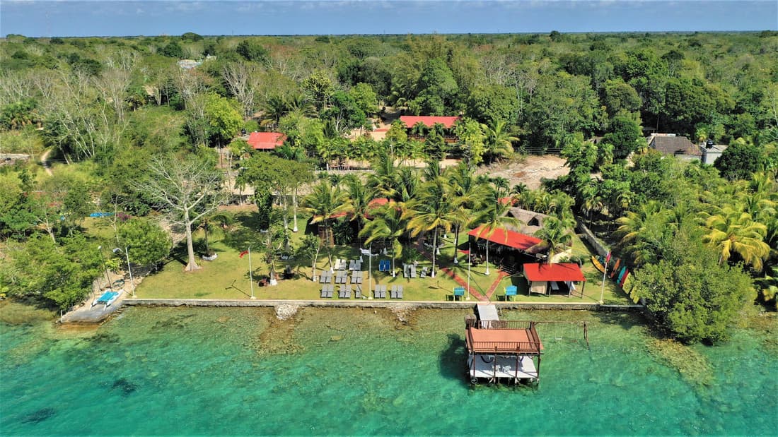 Coras Place Bacalar Lagoon Front