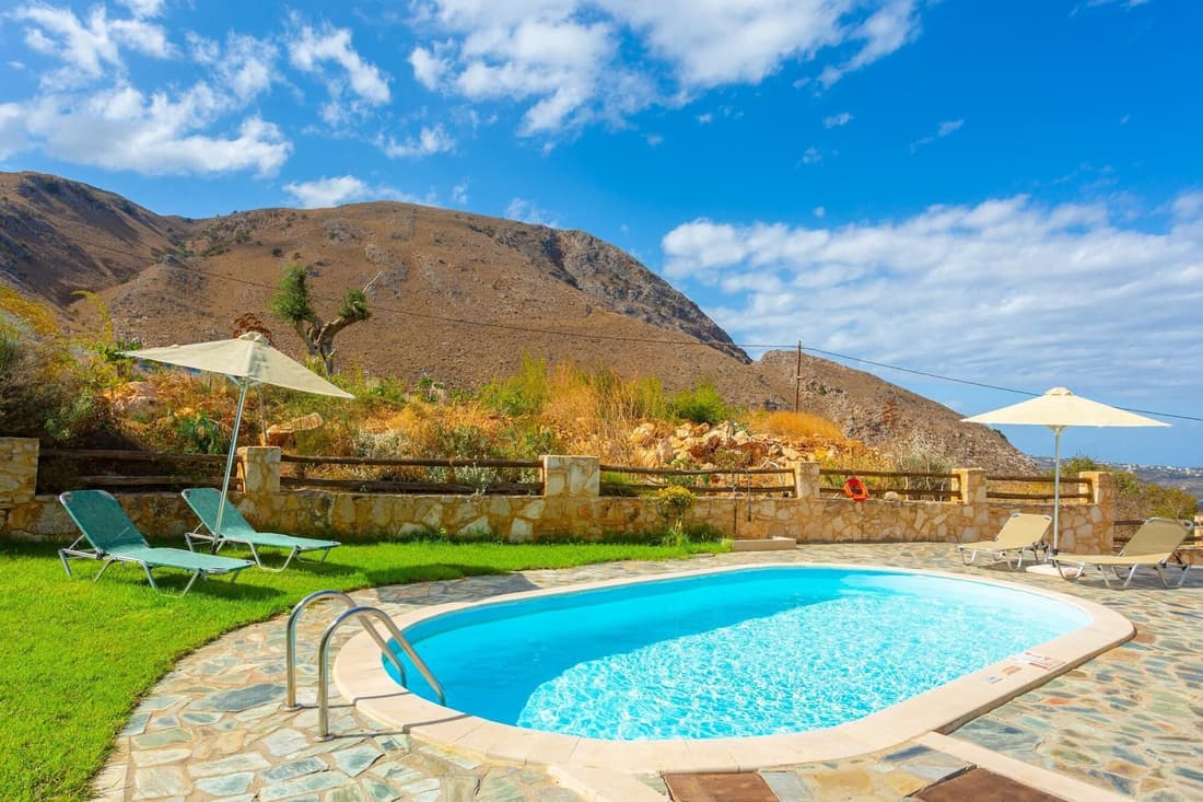 Villa Stratos Large Private Pool Sea Views A C Wifi Eco-friendly - 2117