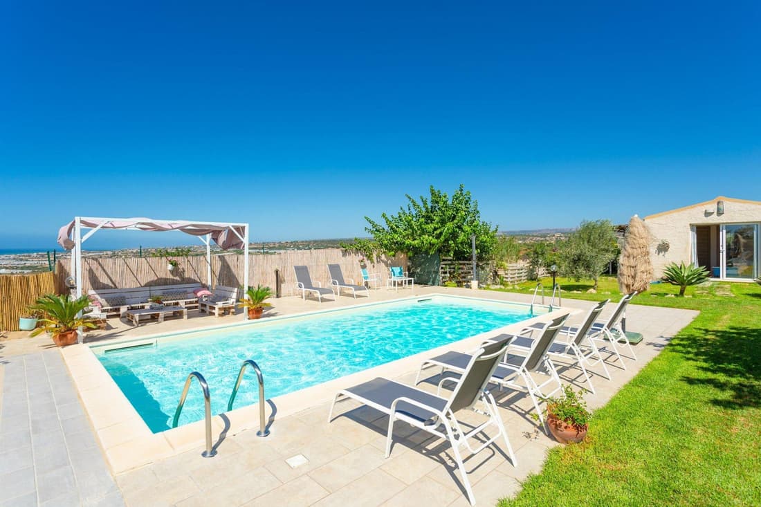 Villa La Mia Sicilia Large Private Pool Sea Views A C Wifi - 3158