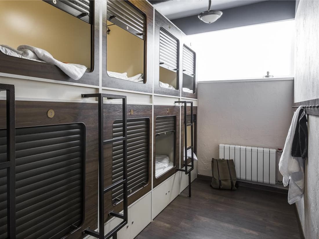 Capsule Hotel InterQUBE Tretyakovskaya