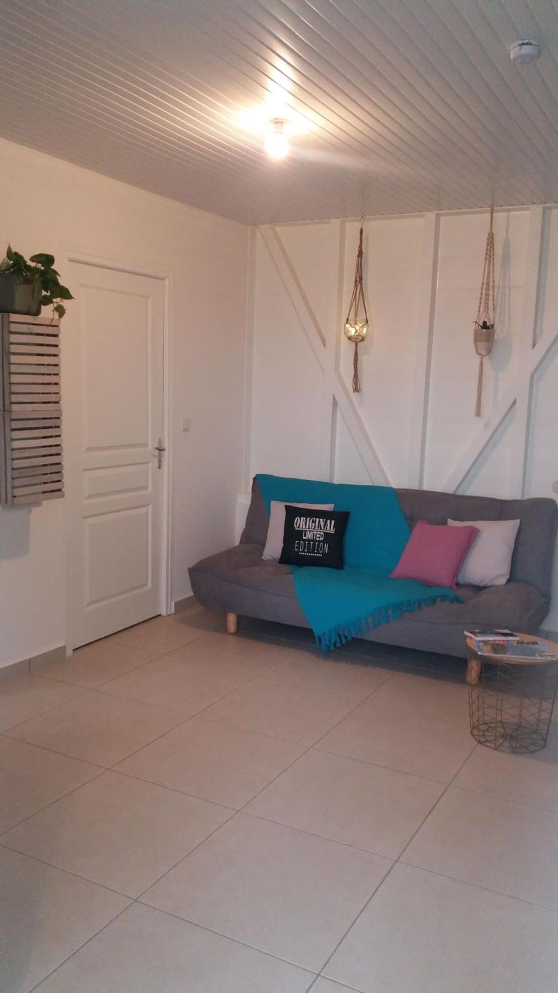 Or bleu-Bungalow volcan Soufriere-Vue sur mer