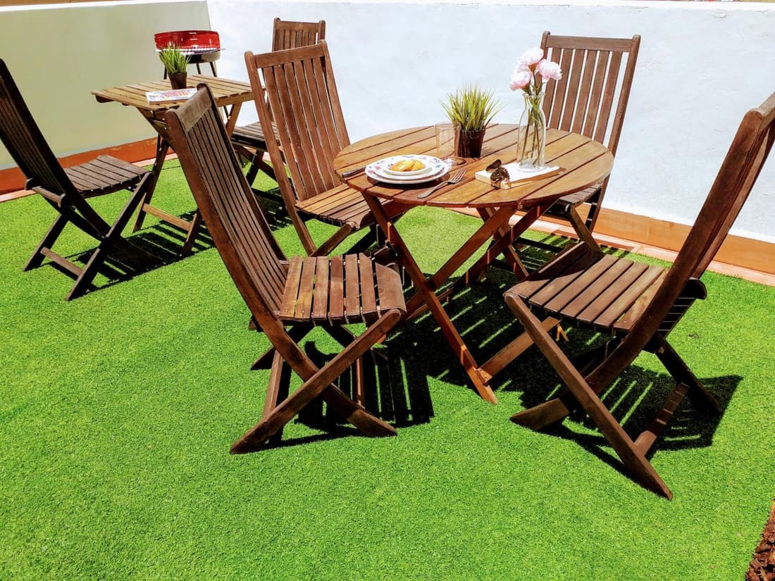 LARGE Apartment with large and sunny Terrace - Garden , ALICANTE CENTER