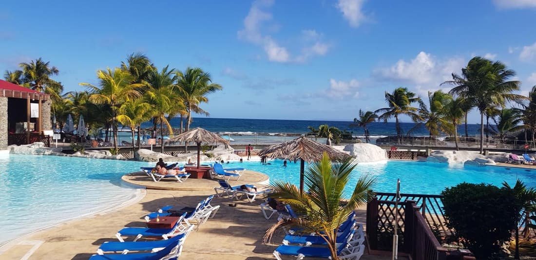 Caribbean sea view