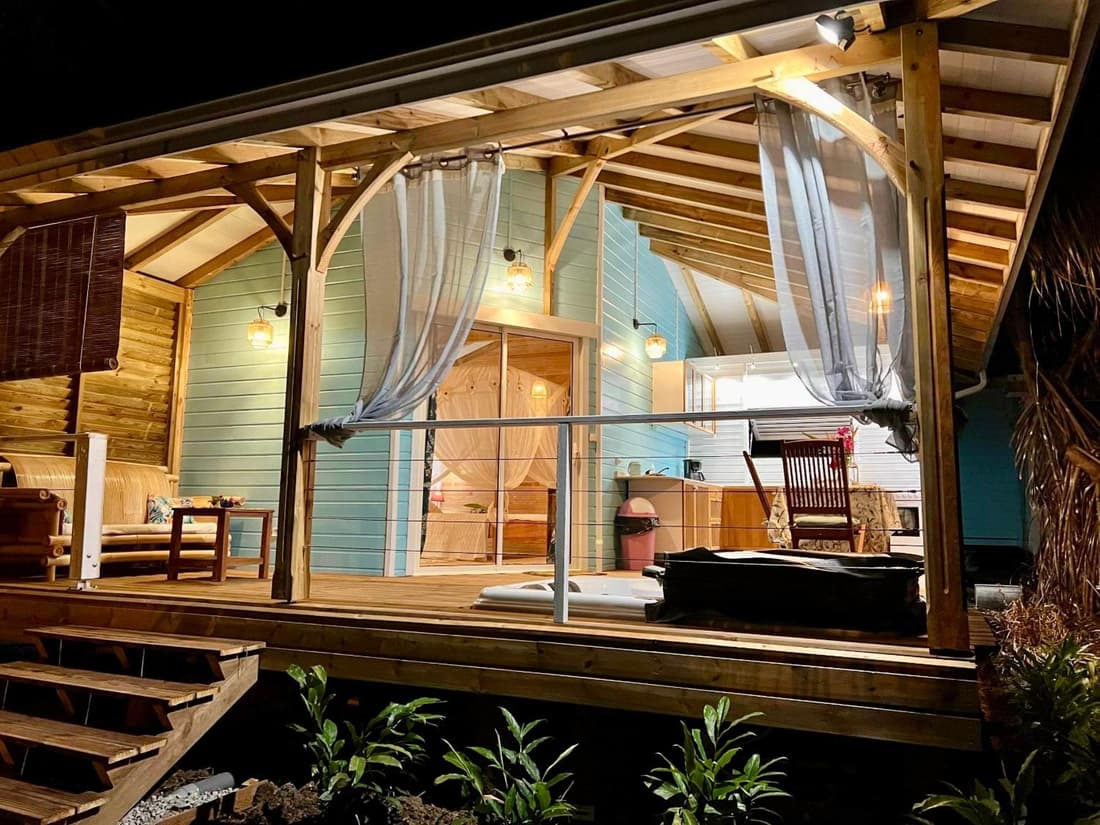 Écolodge Ti-Spa avec Jacuzzi Privé Villa Gaïa
