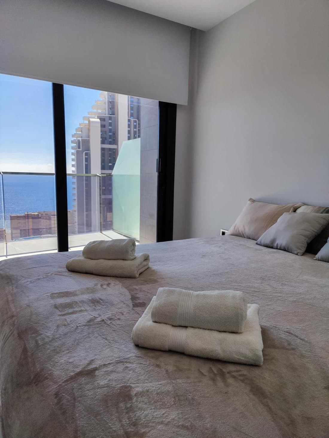 SUNSET WAVES blue sky apartment