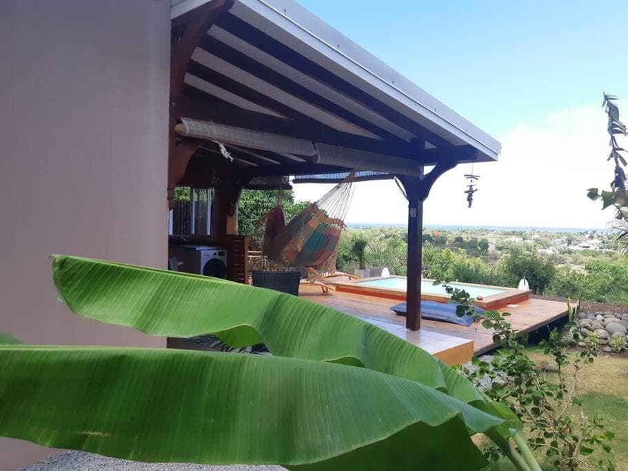 TI COIN RELAX bungalow vue mer piscine privée