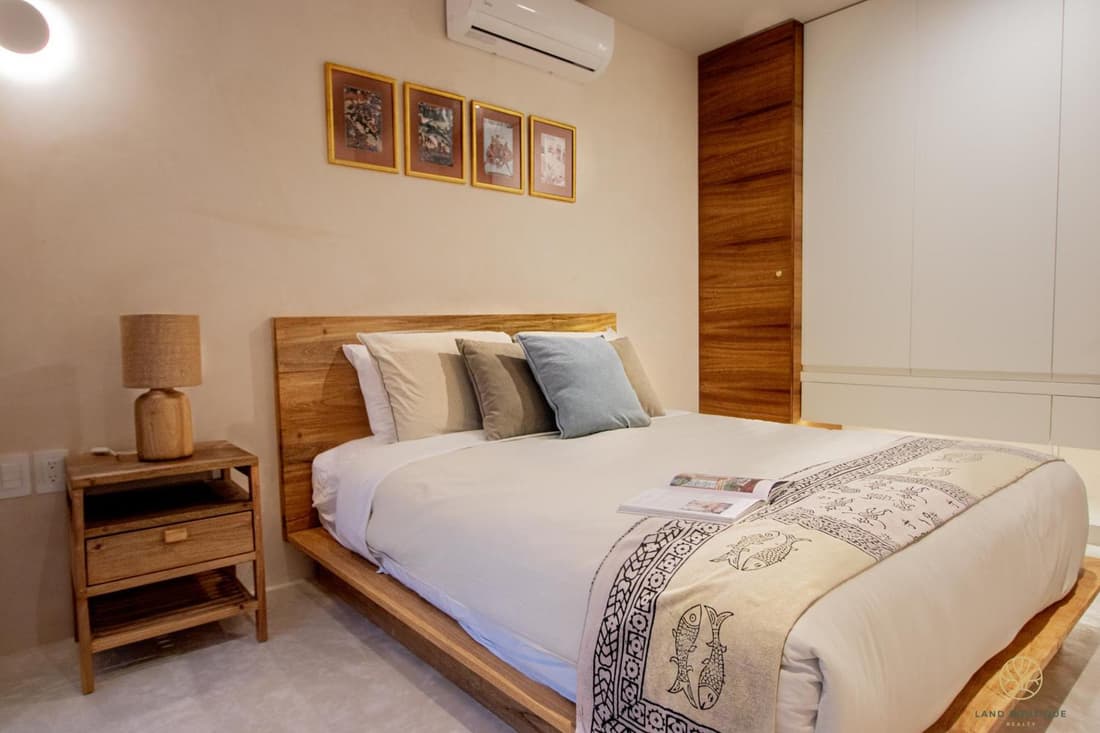 Spacious 2BR apt · Wide balcony w/tub & Yoga deck