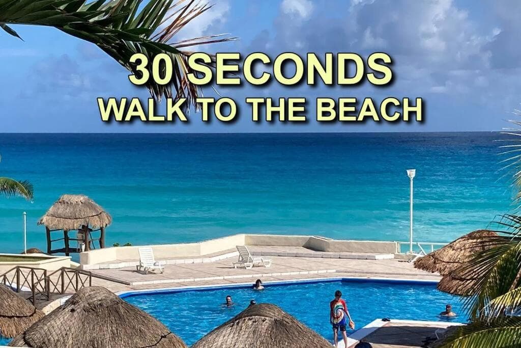 Cancun Oceanfront, Entire Apartment