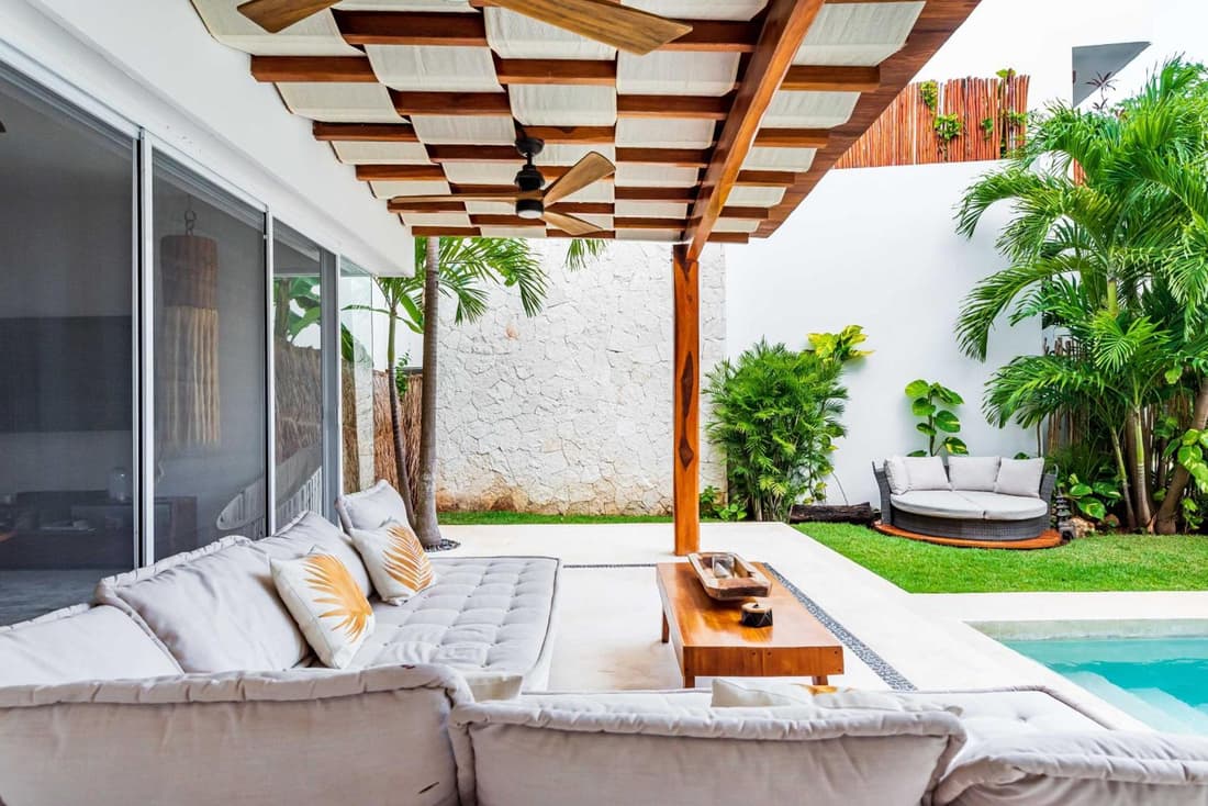 Villa Ek'Balam & Villa Flamingo, Luxury Villas, Private Pool, Private Garden, Jacuzzi, 24h Security