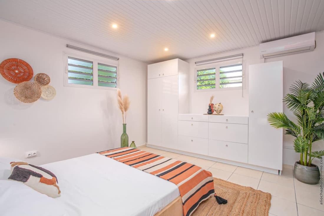 Au Roseau des Indes Appt avec piscine jardin et Fibre