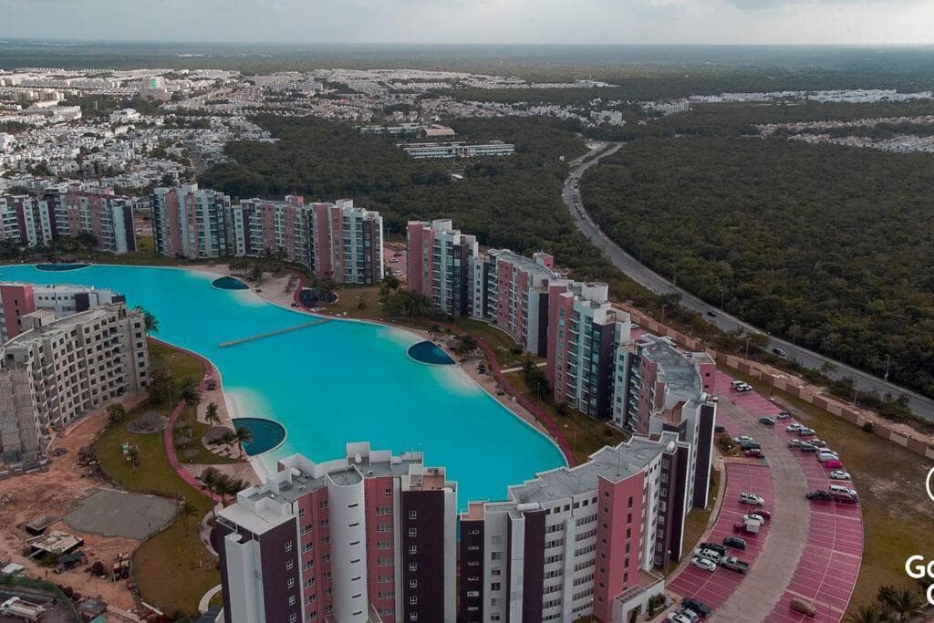 Departamento Moderno con Vista a la Laguna en Dream Lagoons