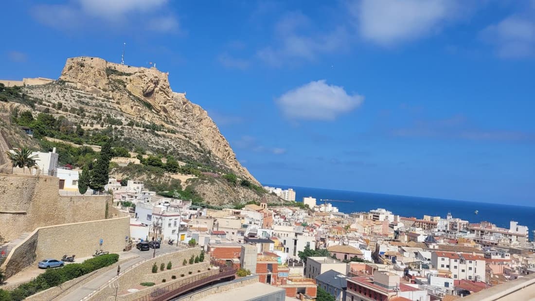 Terraza Panorámica Vistas Mar y Castillo
