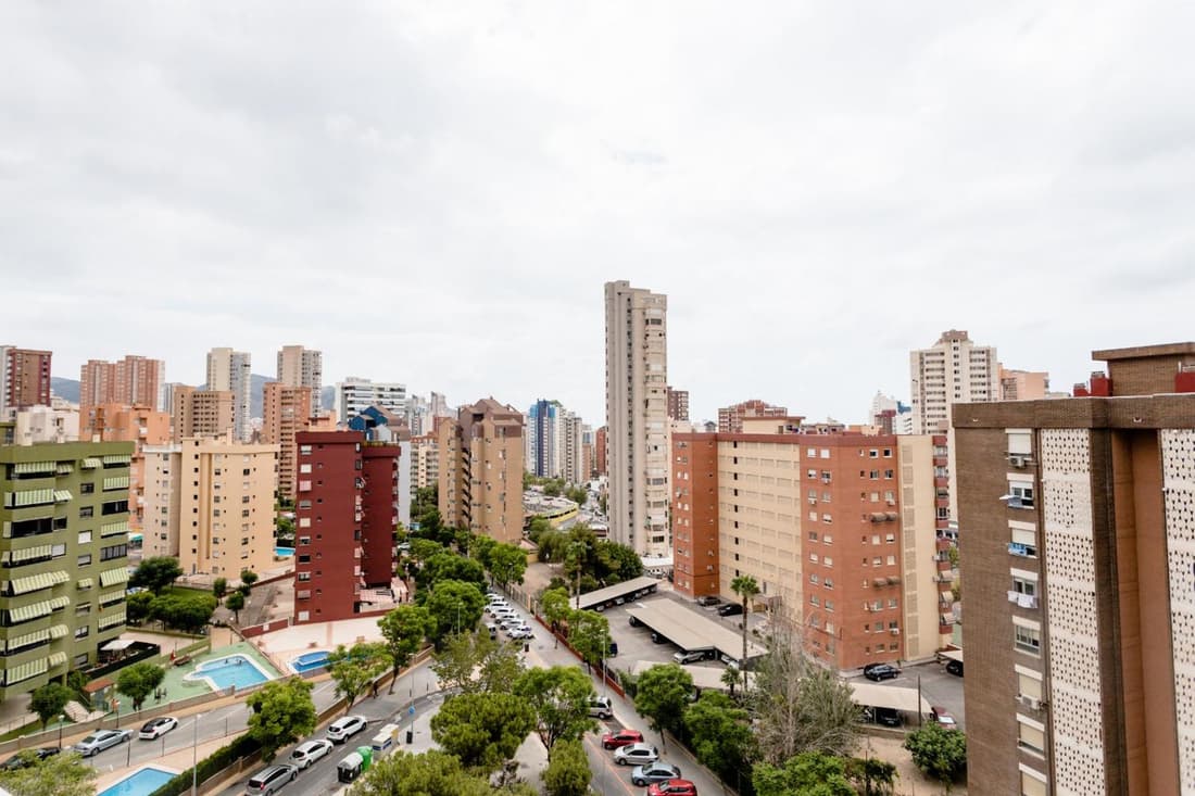 Modern studio with see and city view