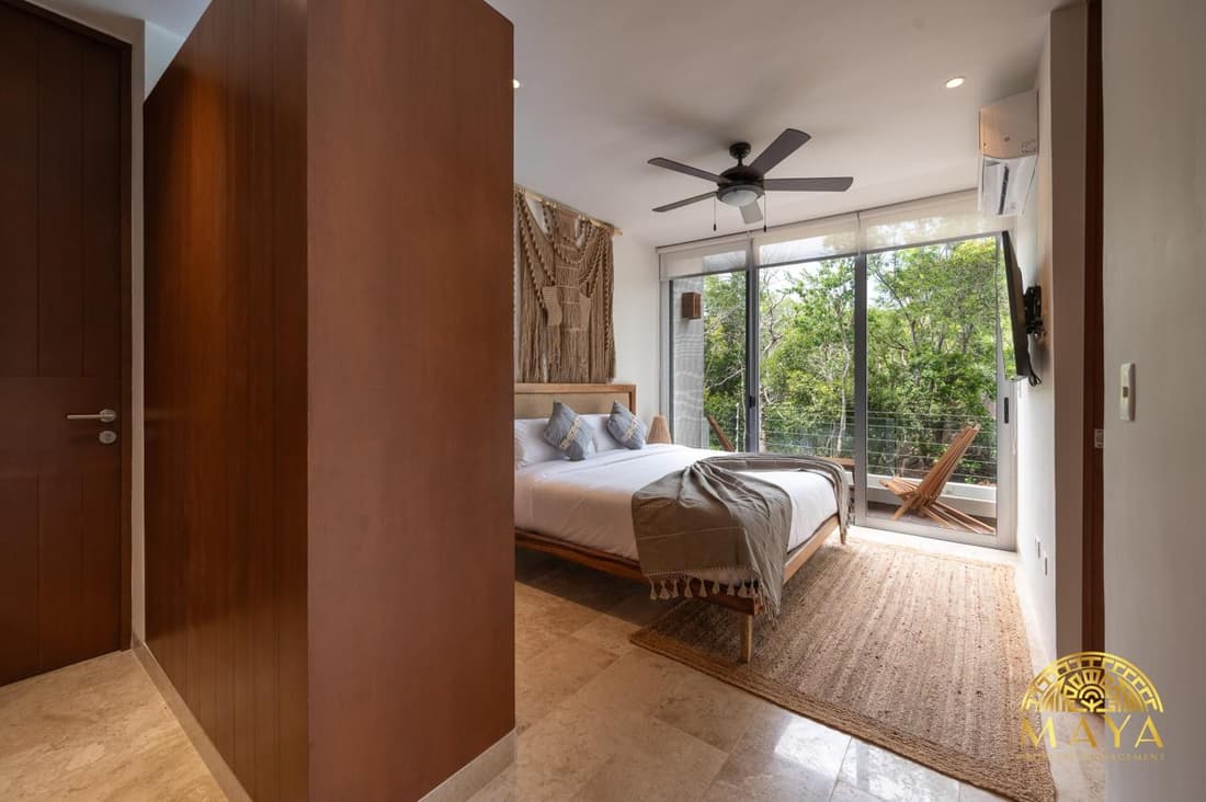 NHOA 208A Lux 2BR Condo Jungle View in Aldea Zama
