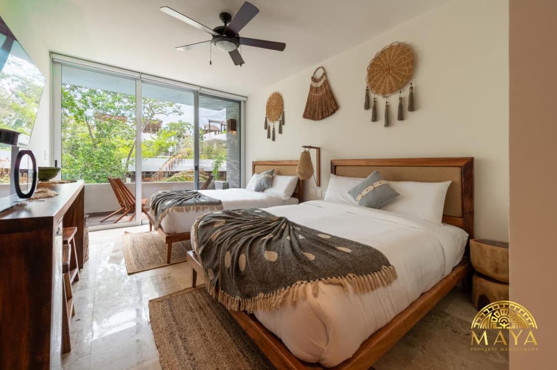 NHOA 207C Lux 1BR Condo Pool View in Aldea Zama