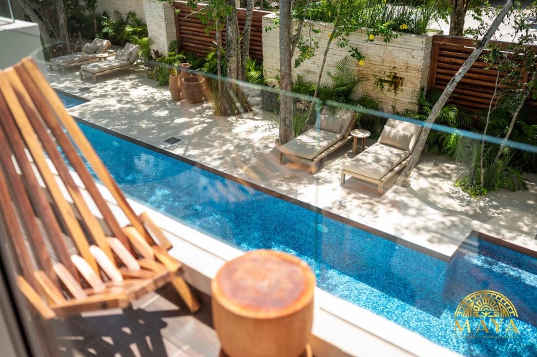 NHOA 207B Lux 1BR Condo Pool View in Aldea Zama